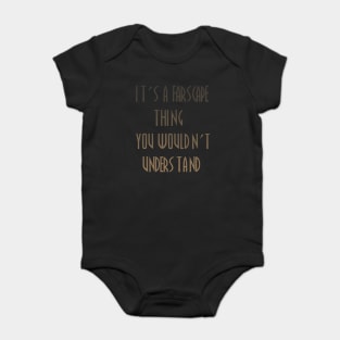 It's a farscape thing Baby Bodysuit